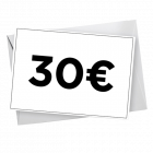 30 € Verrechnungsscheck